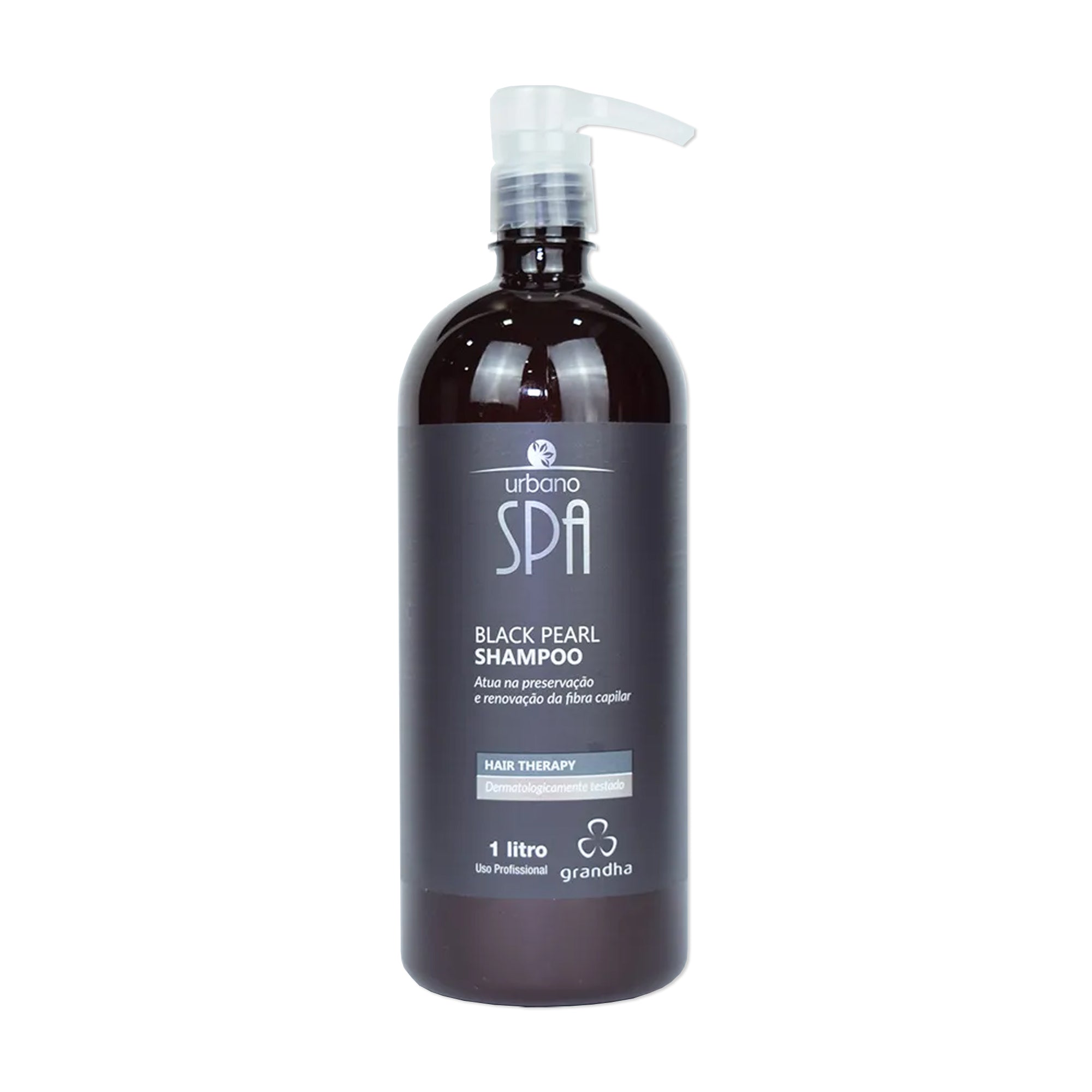 Urbano Spa Black Black Pearl Shampoo para Renovação da Fibra Capilar 1L