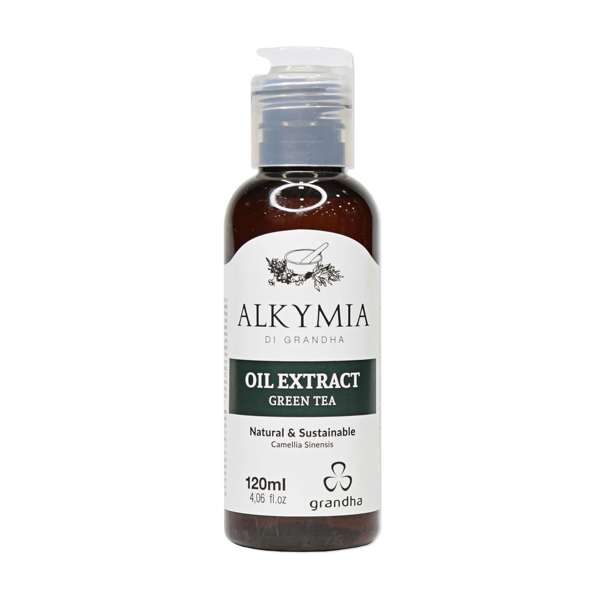 Alkymia Di Grandha Oil Extract Green Tea Extrato de Chá Verde 120ml