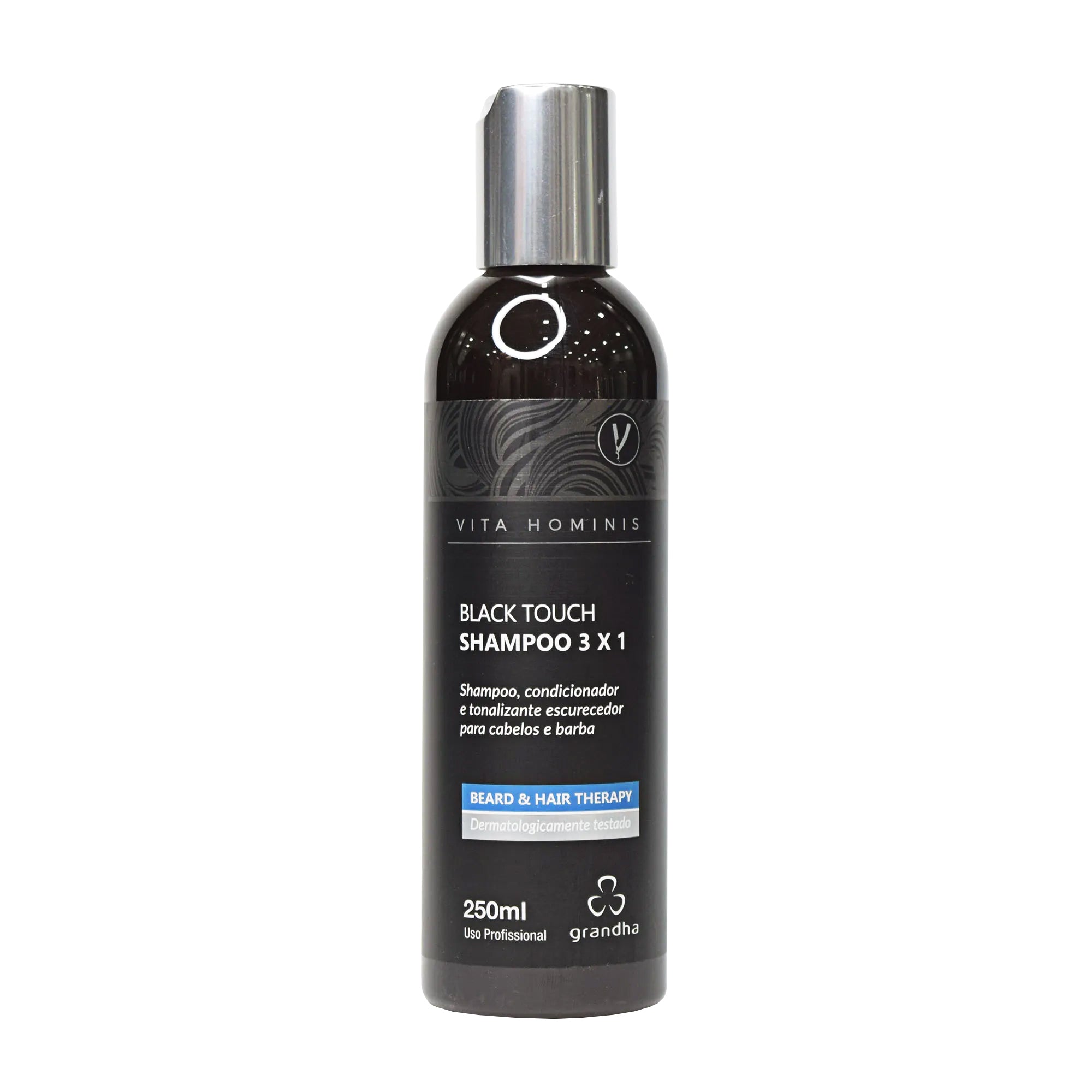 Vita Hominis Black Touch Shampoo 3x1 Tonalizante 250ml