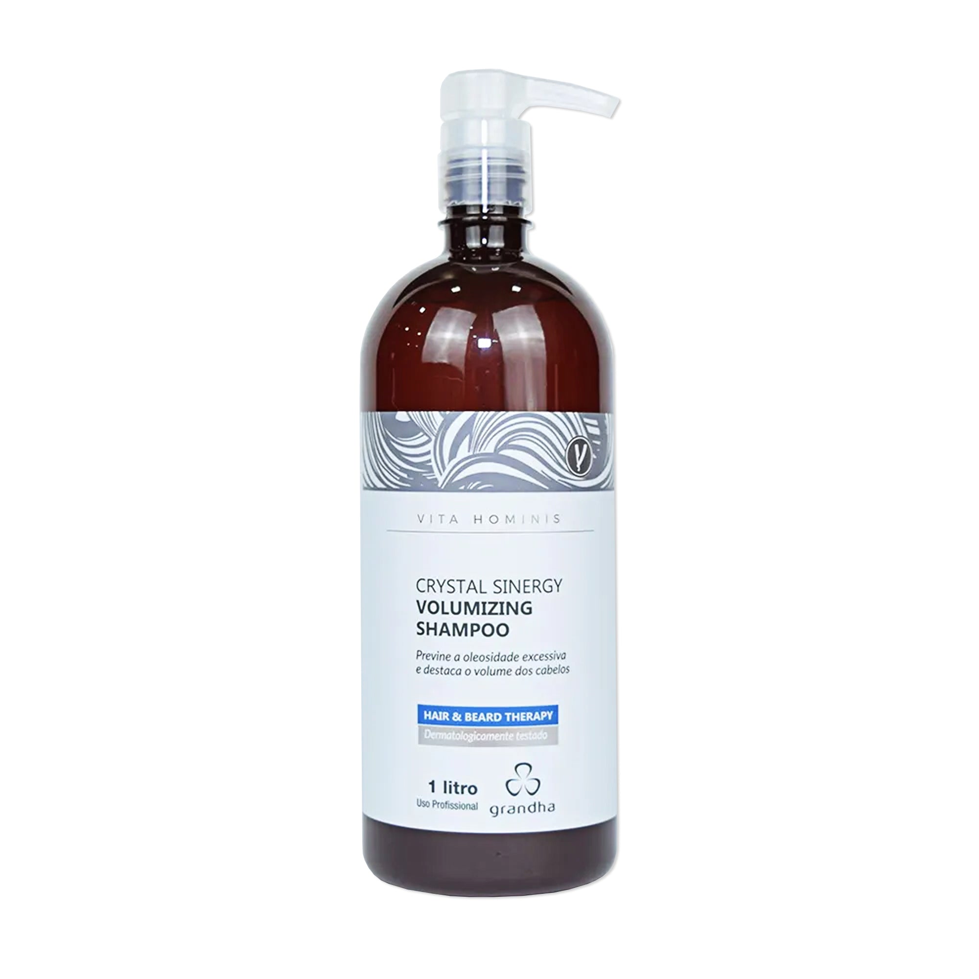 Vita Hominis Crystal Sinergy Volumizing Shampoo para Volume Capilar 1L