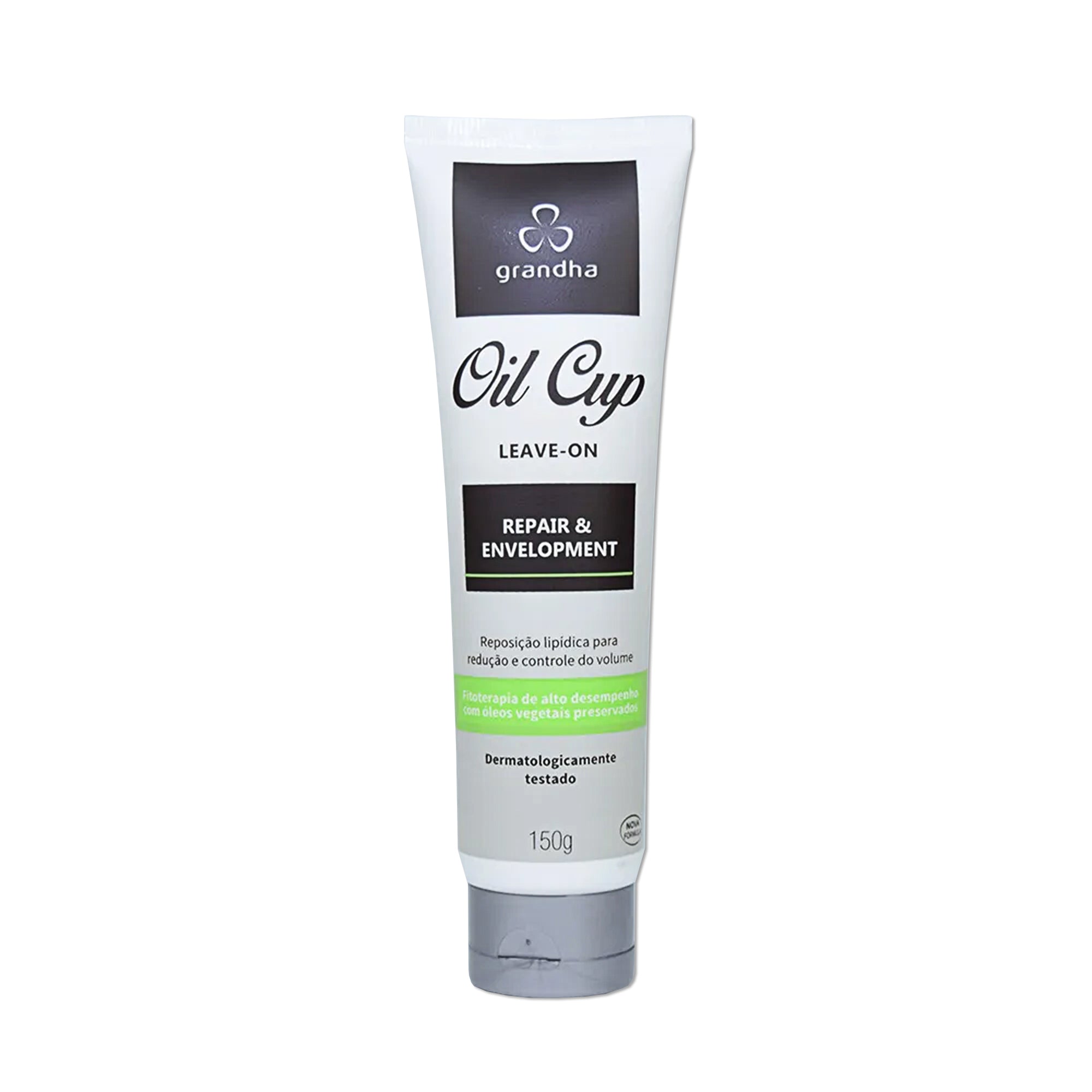 Straight Oil Cup Leave-on Finalizador para Controle de Volume 150g