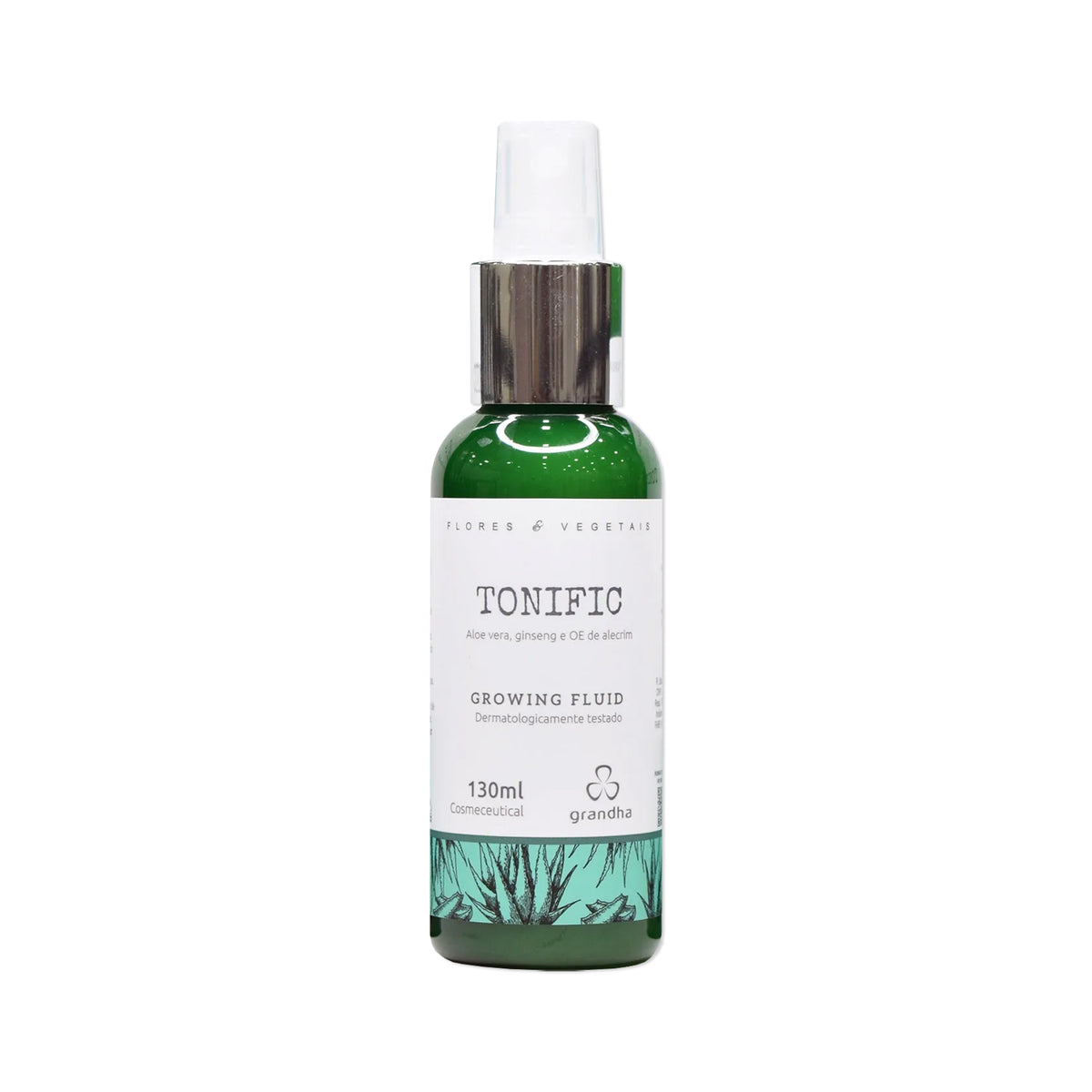 Flores & Vegetais Tonific Growing Fluid Fluido Sem Enxágue para Fortalecer os Cabelos 130ml