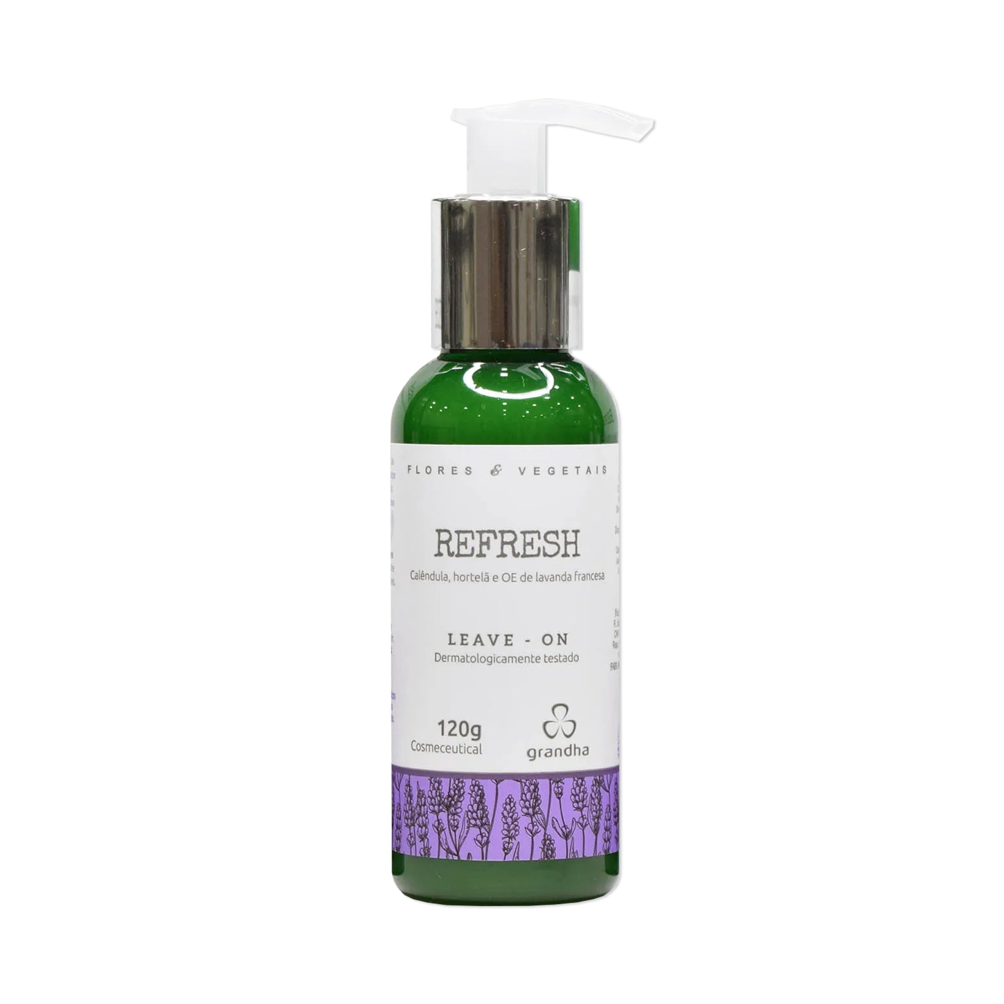 Flores & Vegetais Refresh Leave-on Creme Sem Enxágue para Cabelos Oleosos 120g