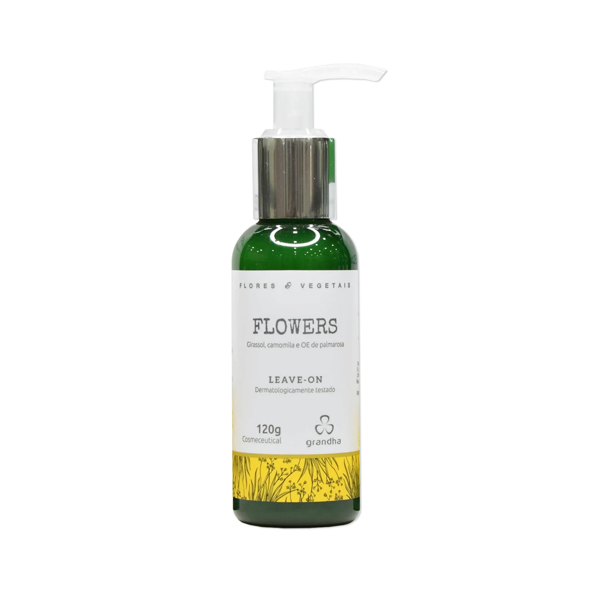 Flores & Vegetais Flowers Leave-on Creme Sem Enxágue para Cabelos Finos e Delicados 120g
