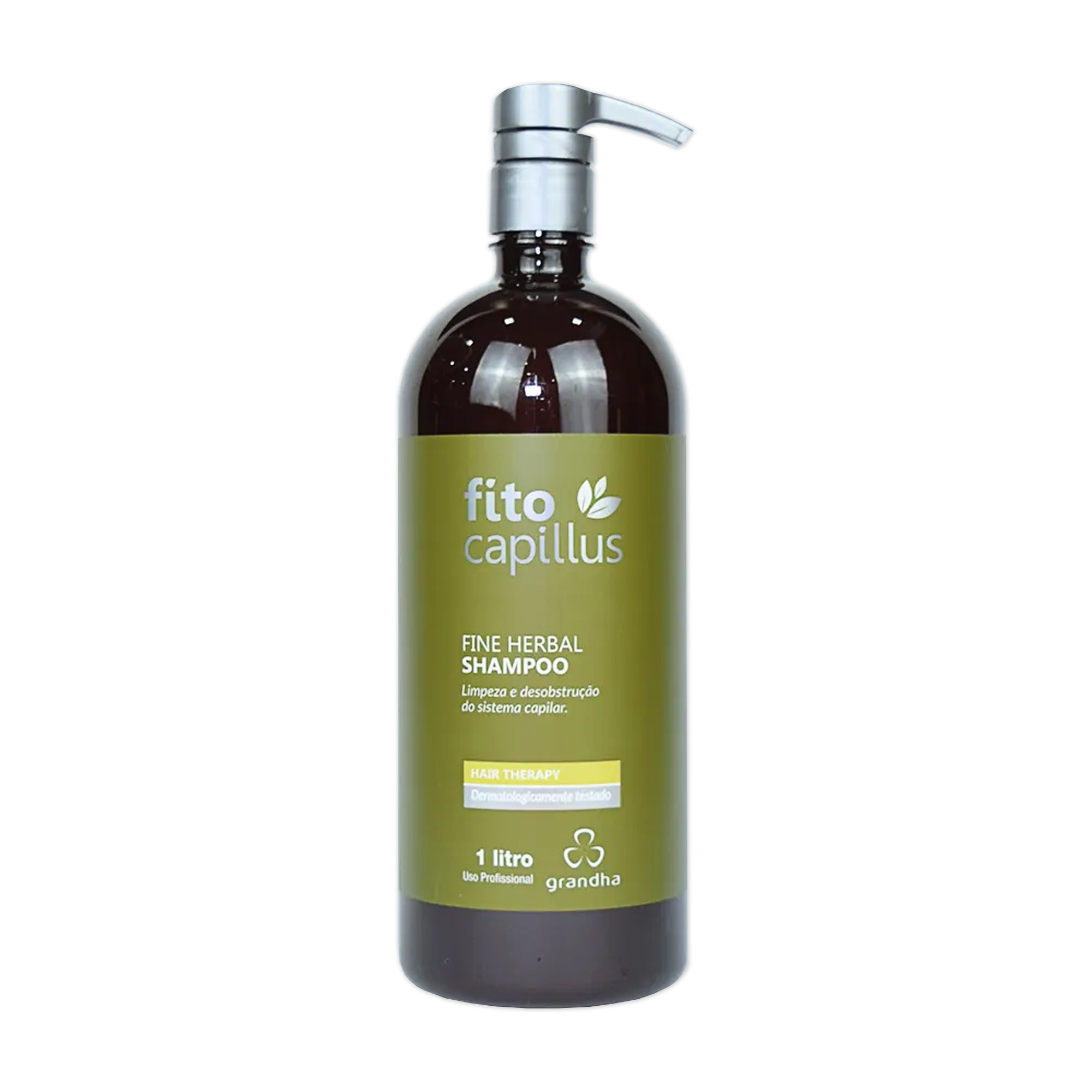 Fito Capillus Fine Herbal Shampoo para Feridas no Couro Cabeludo 1L
