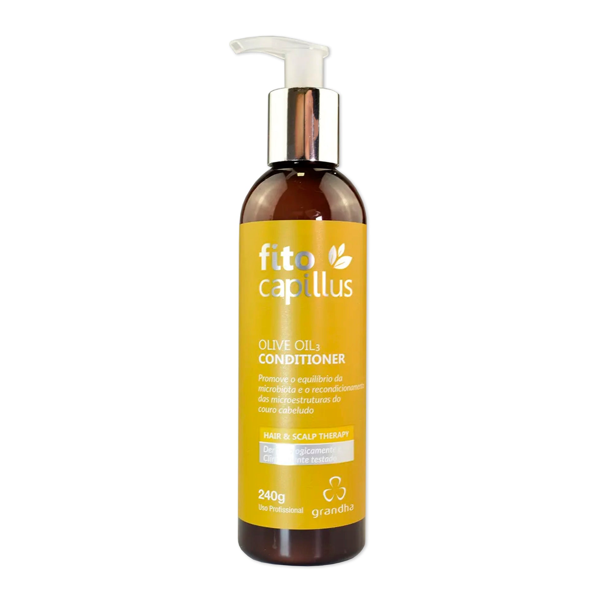 Fito Capillus Olive Oil³ Condicionador Equilibrante para Pontas Secas e Raiz Oleosa 240g