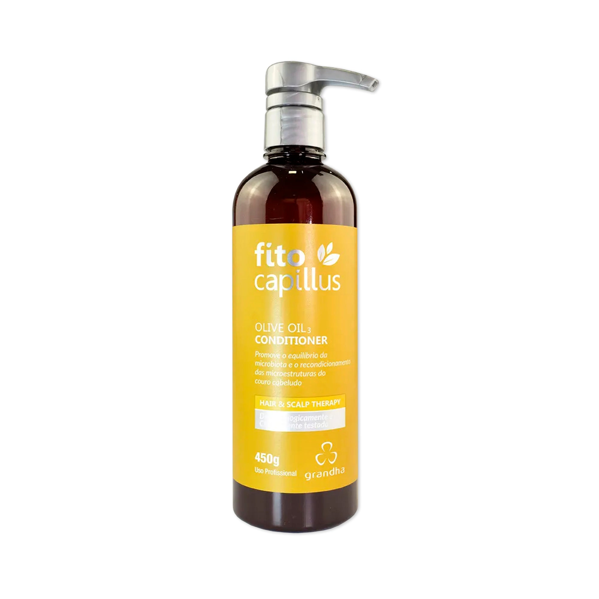 Fito Capillus Olive Oil³ Condicionador Equilibrante para Pontas Secas e Raiz Oleosa 450g