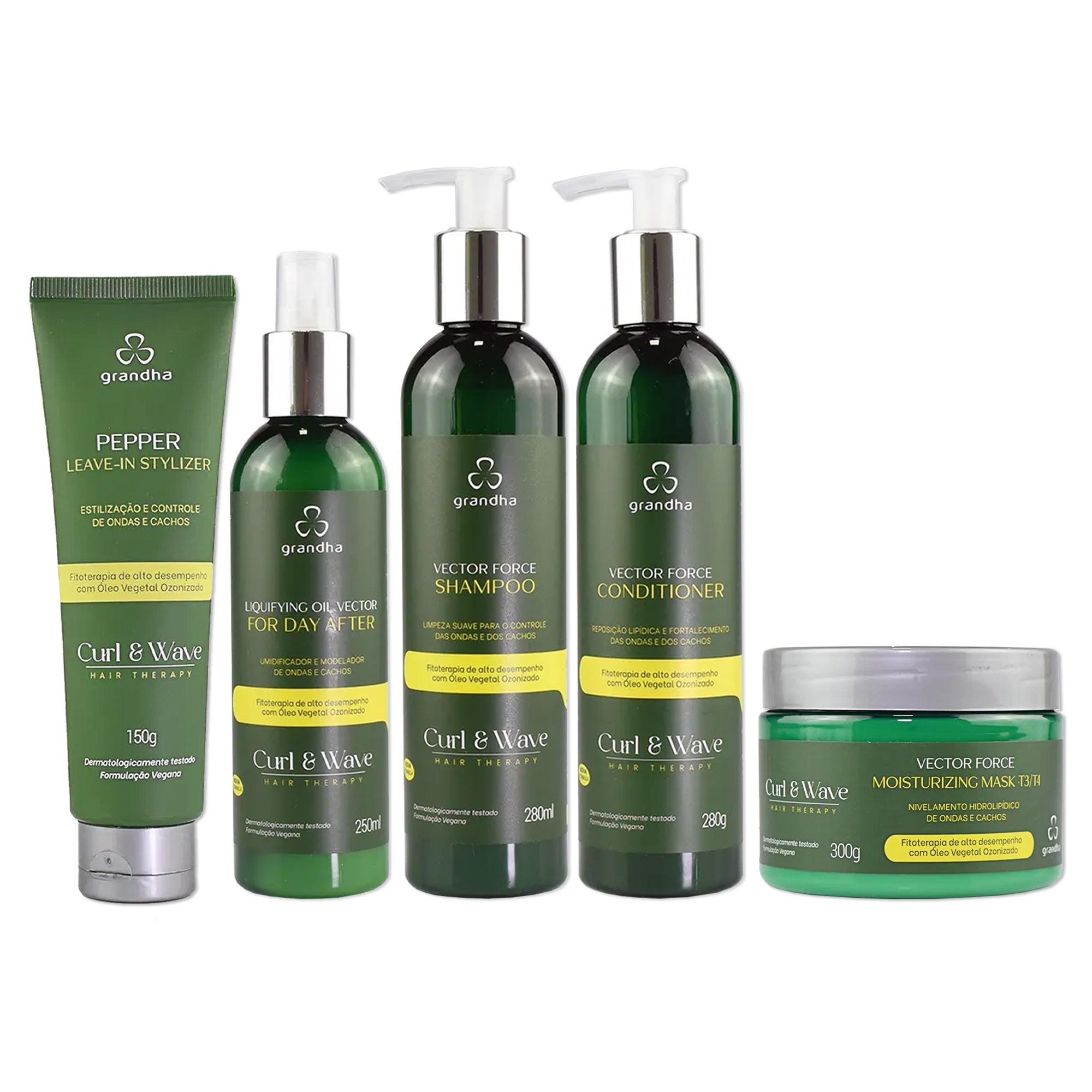 Kit Curl & Wave Vector Force Hair Therapy